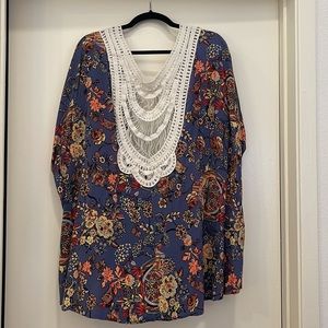 ROFFE Accessories Floral Top